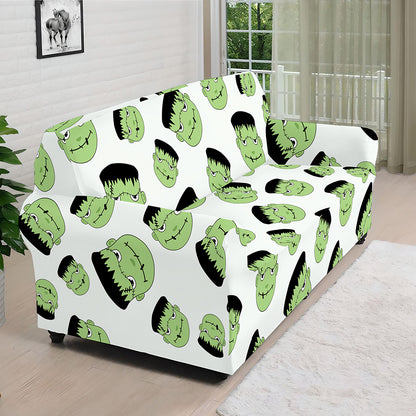 Halloween Frankenstein Pattern Print Sofa Cover