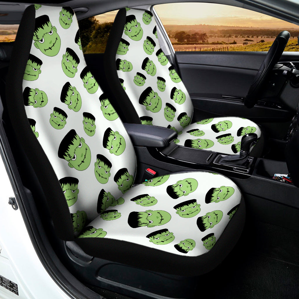 Halloween Frankenstein Pattern Print Universal Fit Car Seat Covers