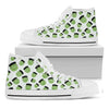 Halloween Frankenstein Pattern Print White High Top Shoes