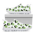 Halloween Frankenstein Pattern Print White Running Shoes