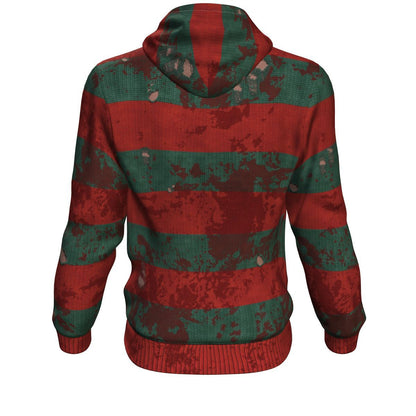 Halloween Freddy Krueger Inspired Unisex Pullover Hoodie GearFrost