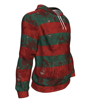 Halloween Freddy Krueger Inspired Unisex Pullover Hoodie GearFrost
