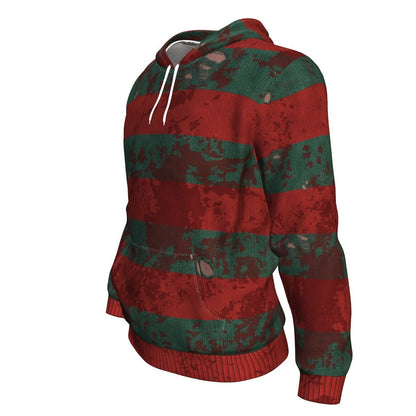 Halloween Freddy Krueger Inspired Unisex Pullover Hoodie GearFrost