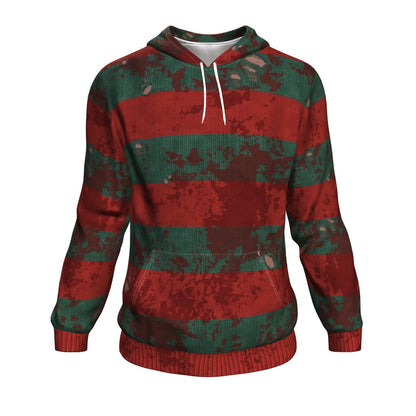 Halloween Freddy Krueger Inspired Unisex Pullover Hoodie GearFrost
