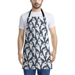 Halloween Ghost Pattern Print Apron
