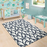Halloween Ghost Pattern Print Area Rug