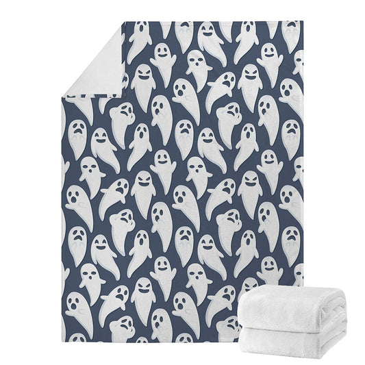 Halloween Ghost Pattern Print Blanket