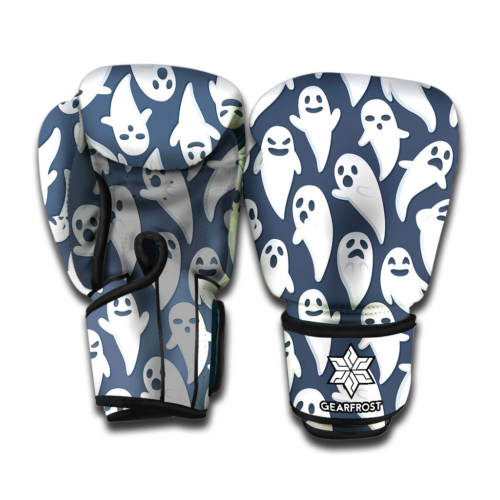 Halloween Ghost Pattern Print Boxing Gloves