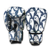 Halloween Ghost Pattern Print Boxing Gloves
