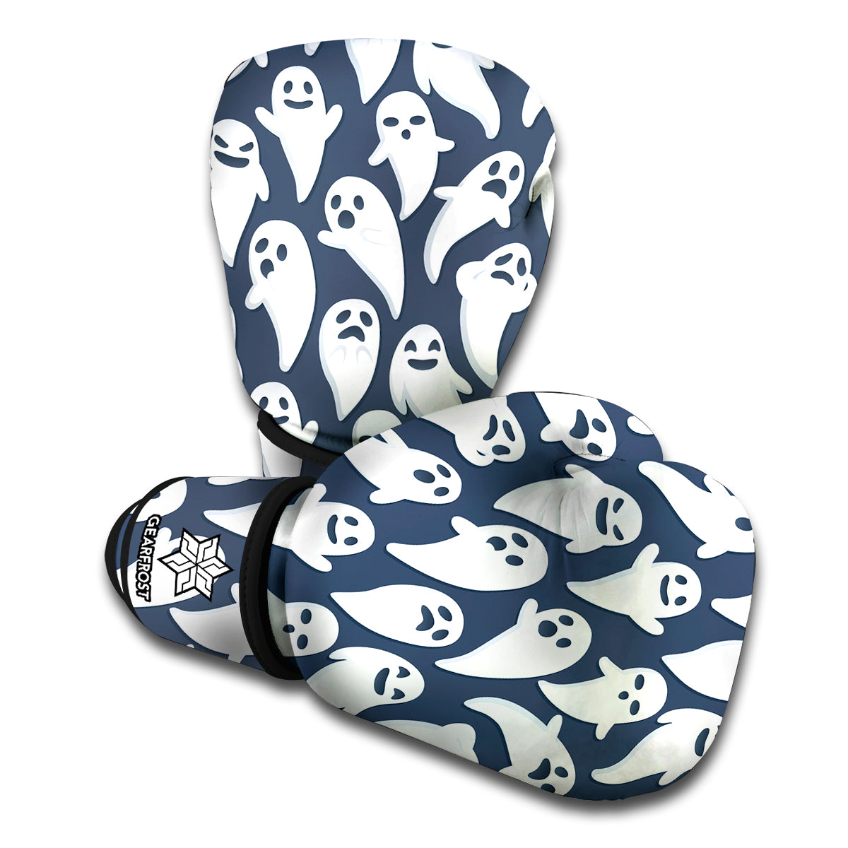 Halloween Ghost Pattern Print Boxing Gloves