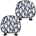 Halloween Ghost Pattern Print Car Headrest Covers