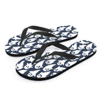 Halloween Ghost Pattern Print Flip Flops