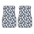 Halloween Ghost Pattern Print Front Car Floor Mats