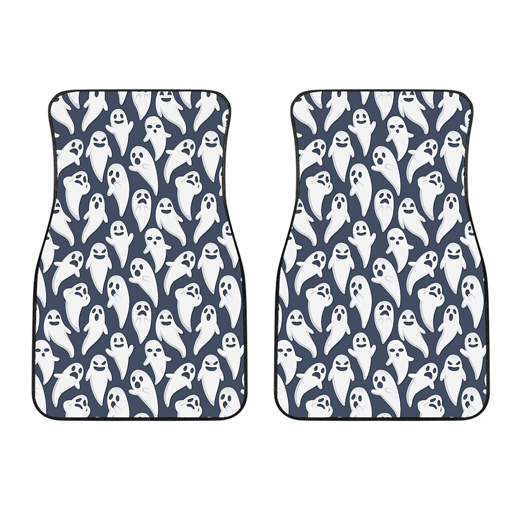Halloween Ghost Pattern Print Front Car Floor Mats