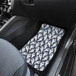Halloween Ghost Pattern Print Front Car Floor Mats