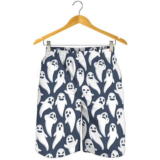 Halloween Ghost Pattern Print Men's Shorts