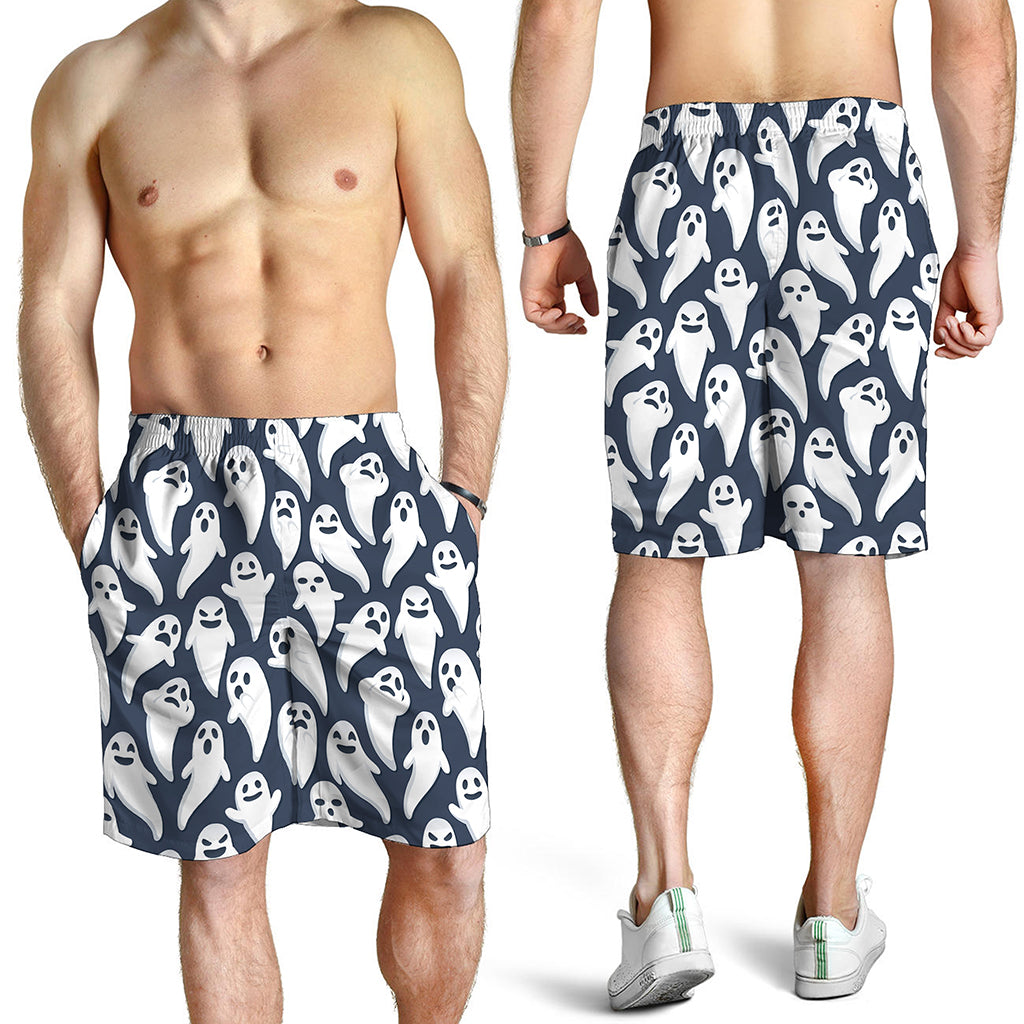 Halloween Ghost Pattern Print Men's Shorts