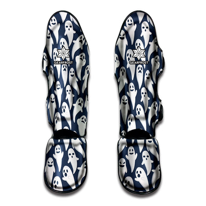 Halloween Ghost Pattern Print Muay Thai Shin Guard