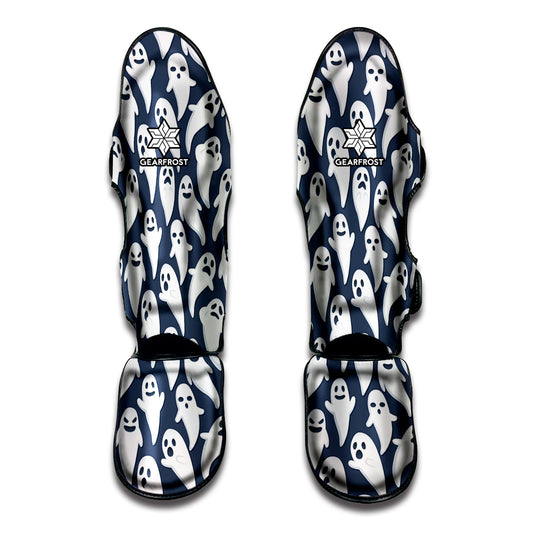 Halloween Ghost Pattern Print Muay Thai Shin Guard