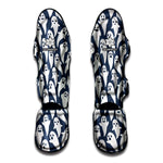 Halloween Ghost Pattern Print Muay Thai Shin Guard