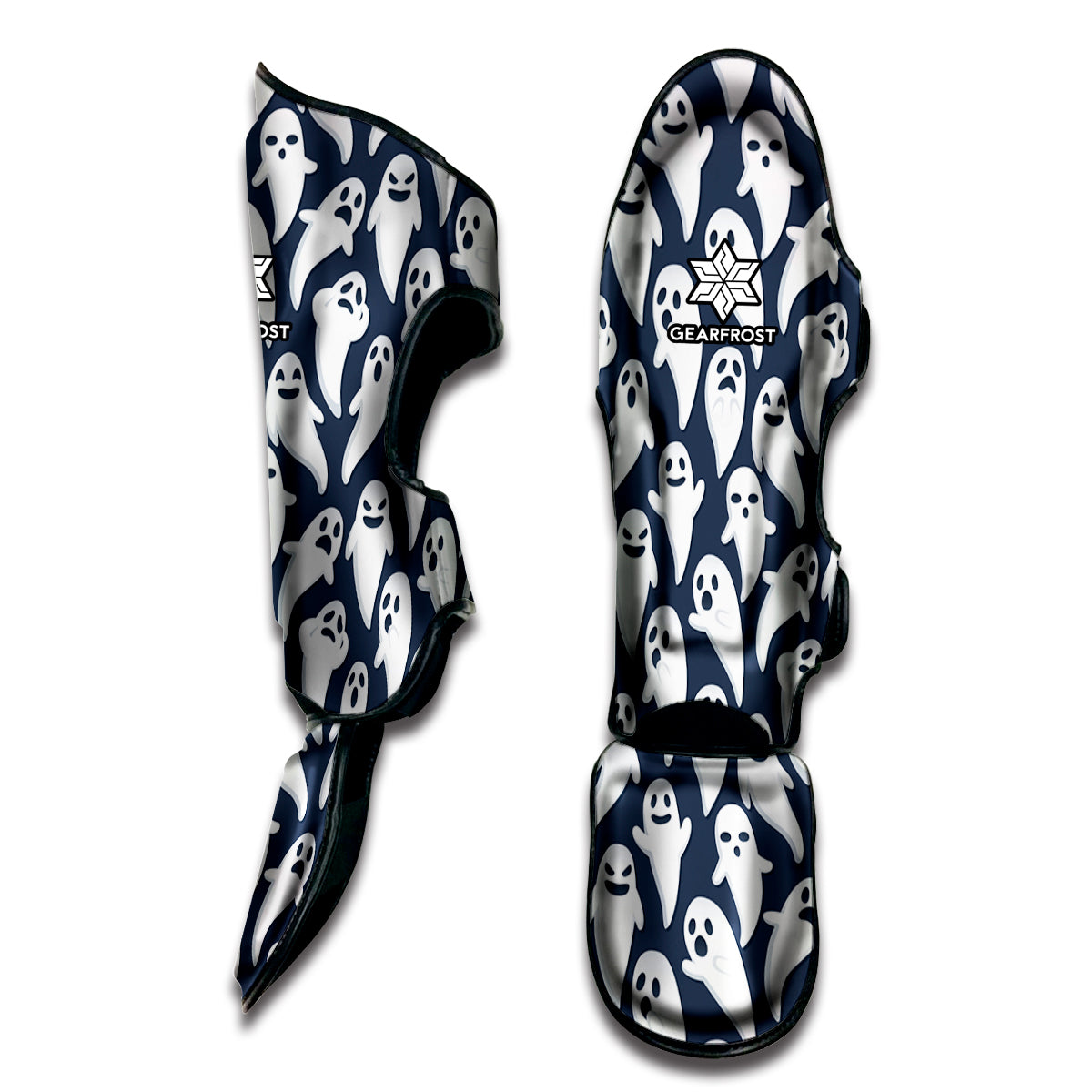 Halloween Ghost Pattern Print Muay Thai Shin Guard
