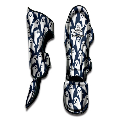 Halloween Ghost Pattern Print Muay Thai Shin Guard