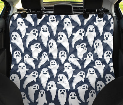 Halloween Ghost Pattern Print Pet Car Back Seat Cover
