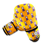 Halloween Grim Reaper Pattern Print Boxing Gloves