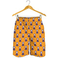 Halloween Grim Reaper Pattern Print Men's Shorts