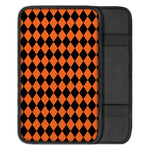 Halloween Harlequin Pattern Print Car Center Console Cover