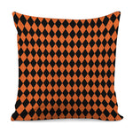 Halloween Harlequin Pattern Print Pillow Cover