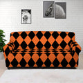 Halloween Harlequin Pattern Print Sofa Cover