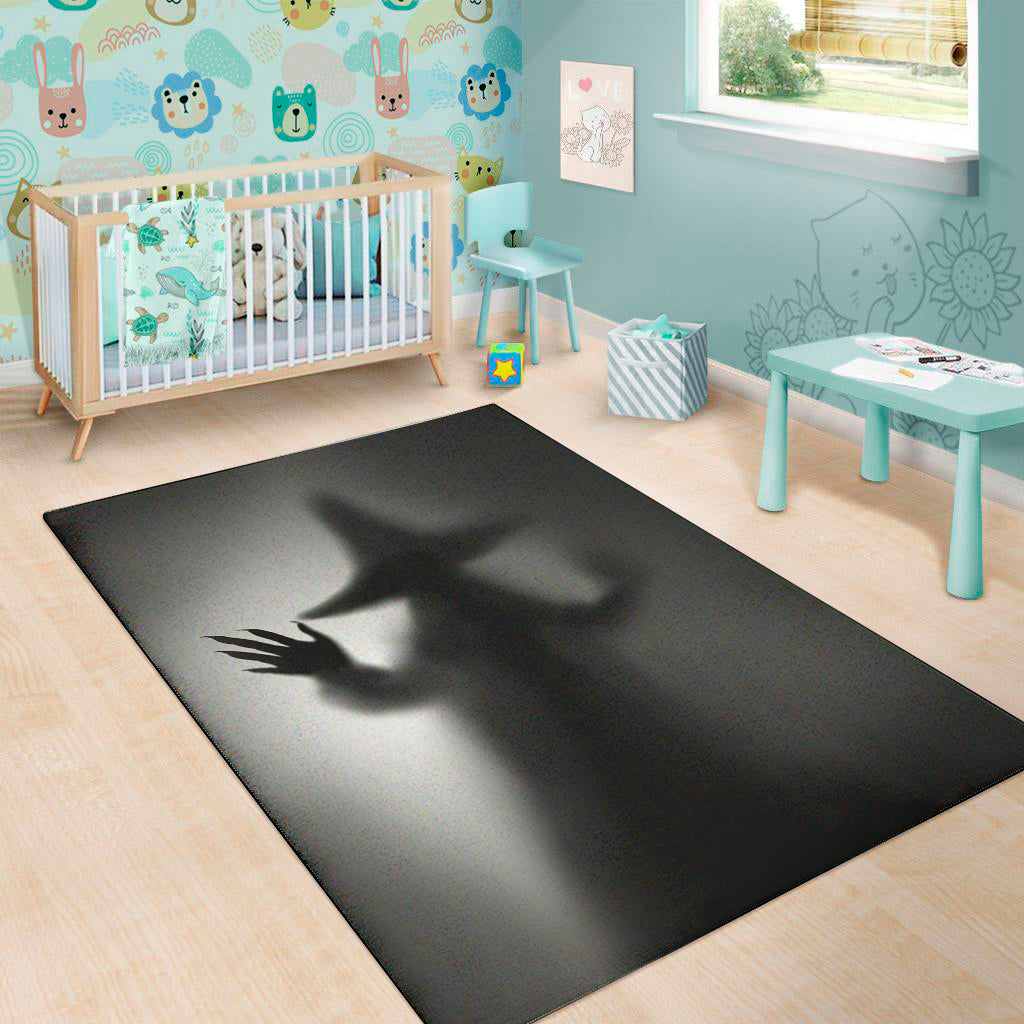 Halloween Horror Witch Print Area Rug