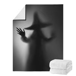 Halloween Horror Witch Print Blanket