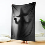 Halloween Horror Witch Print Blanket