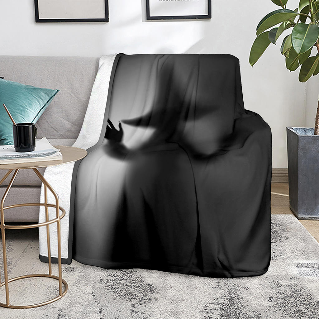 Halloween Horror Witch Print Blanket