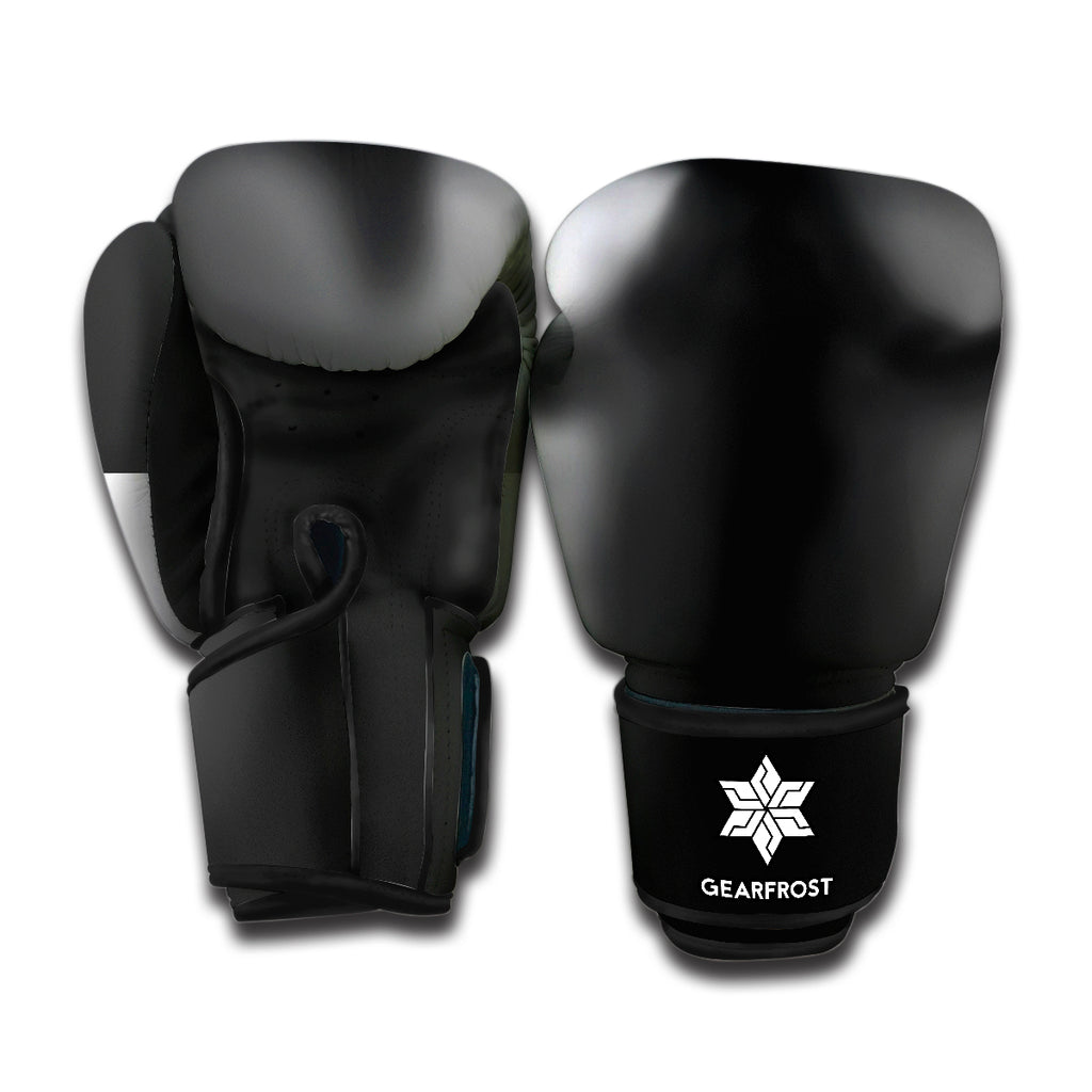 Halloween Horror Witch Print Boxing Gloves