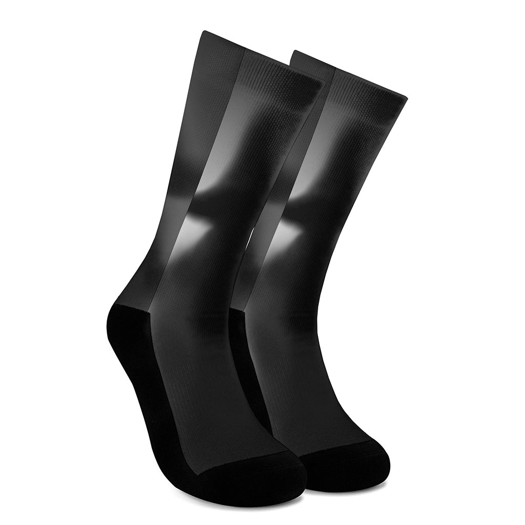 Halloween Horror Witch Print Crew Socks