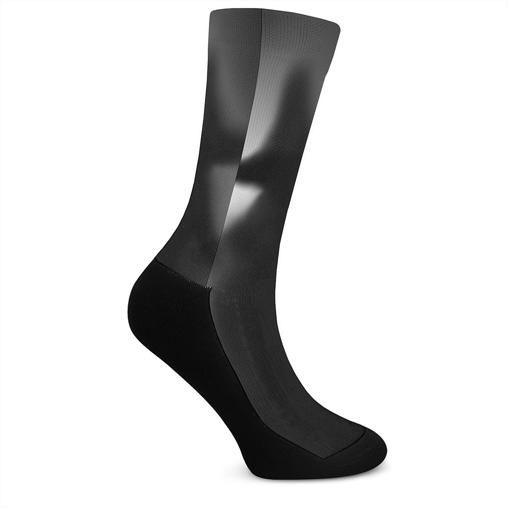Halloween Horror Witch Print Crew Socks
