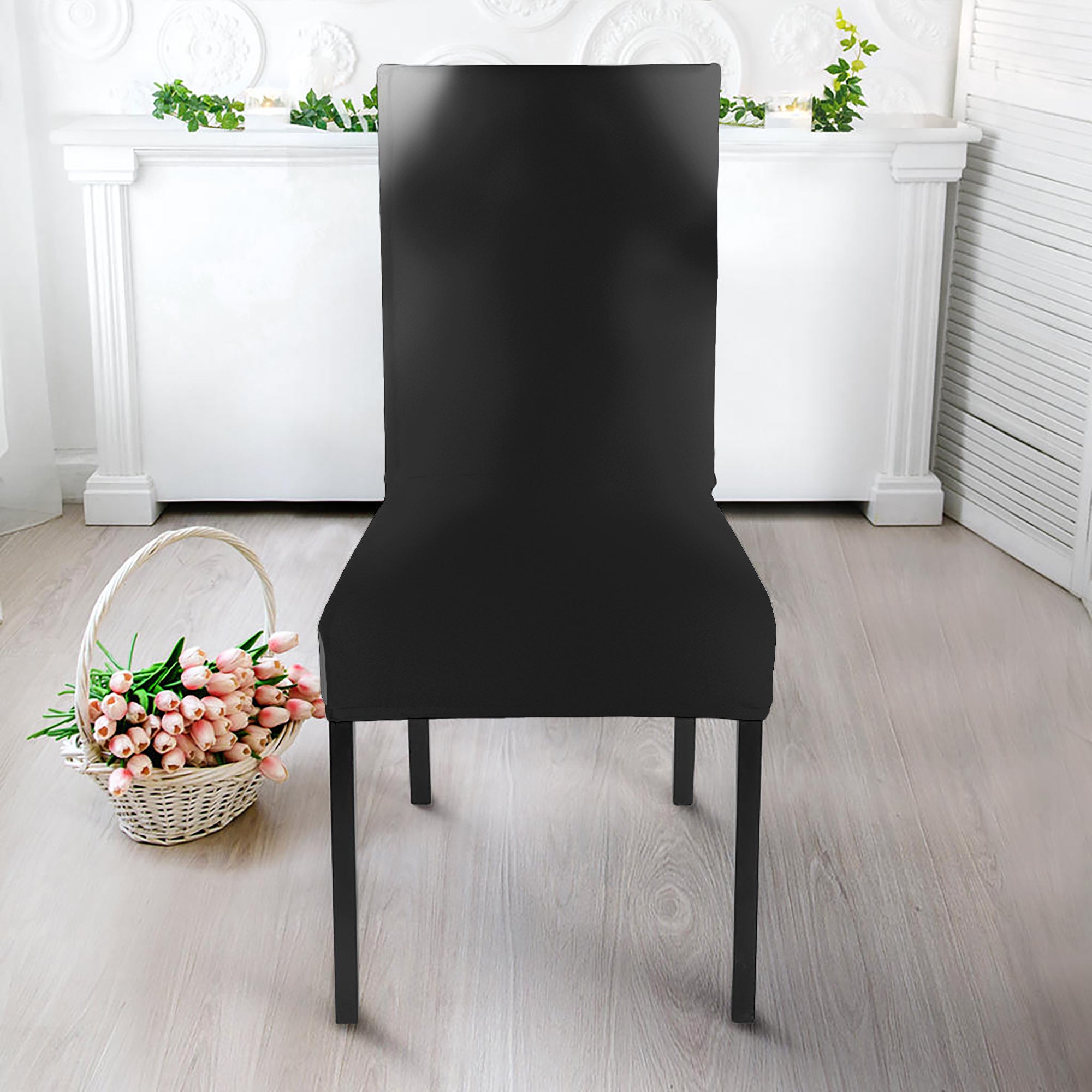 Halloween Horror Witch Print Dining Chair Slipcover