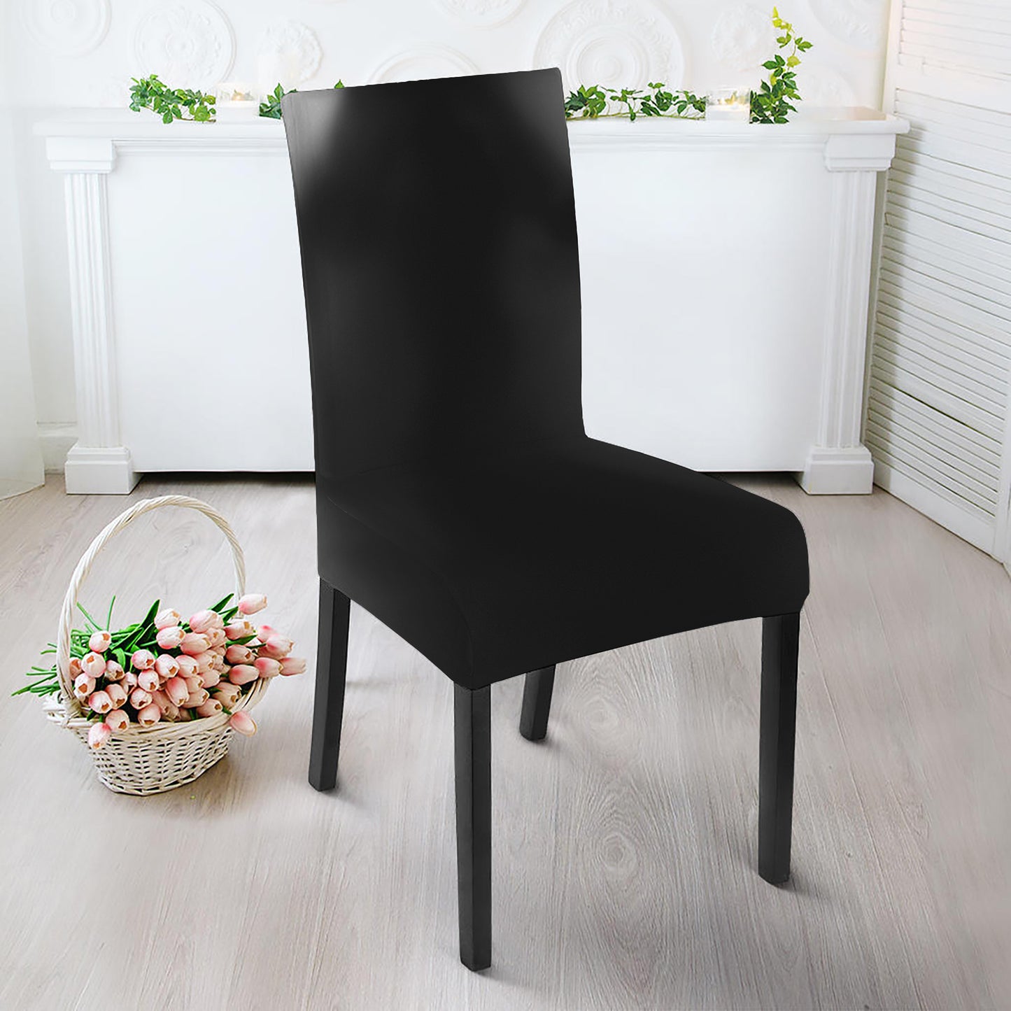 Halloween Horror Witch Print Dining Chair Slipcover