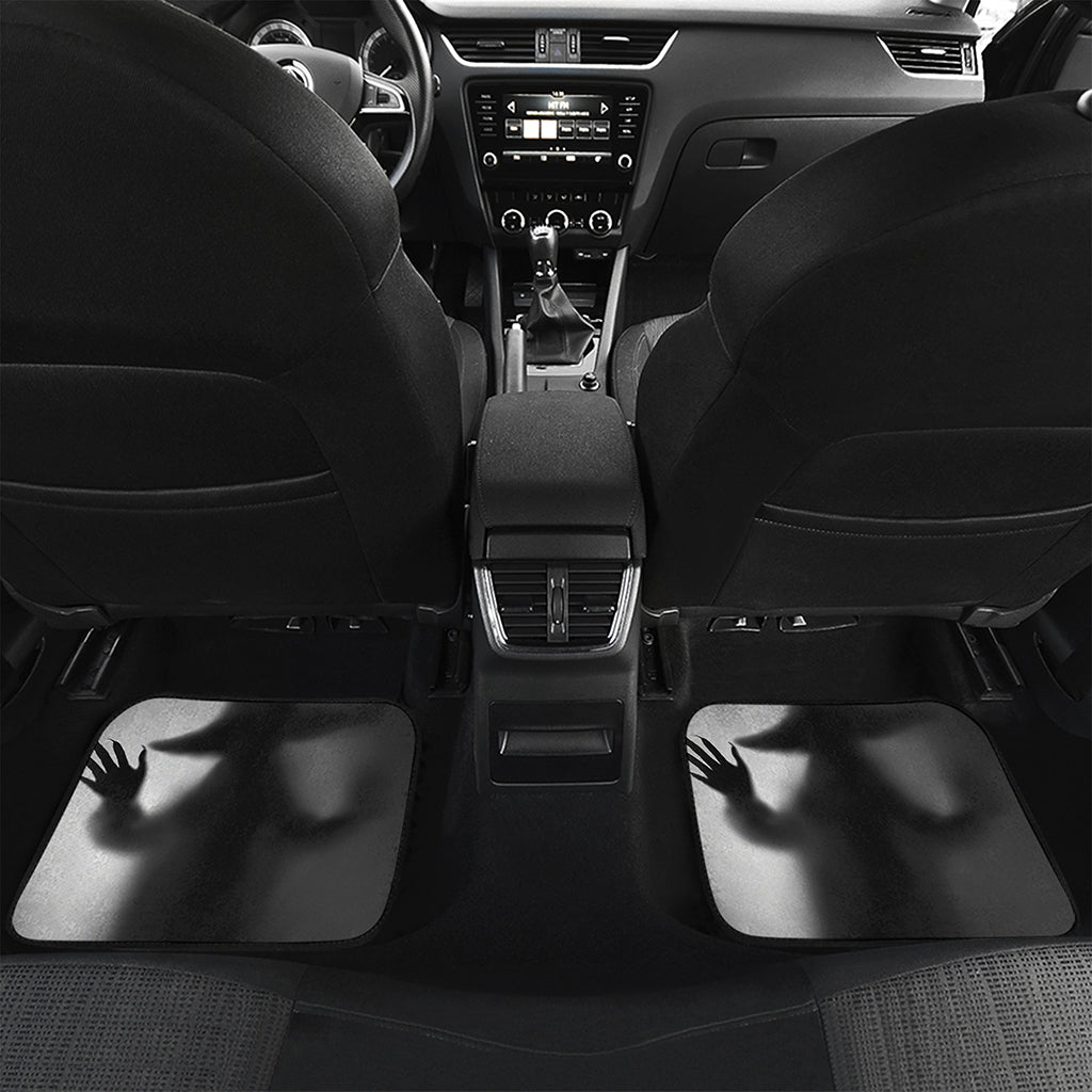 Halloween Horror Witch Print Front and Back Car Floor Mats