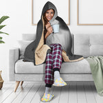 Halloween Horror Witch Print Hooded Blanket