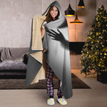 Halloween Horror Witch Print Hooded Blanket