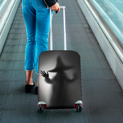 Halloween Horror Witch Print Luggage Cover