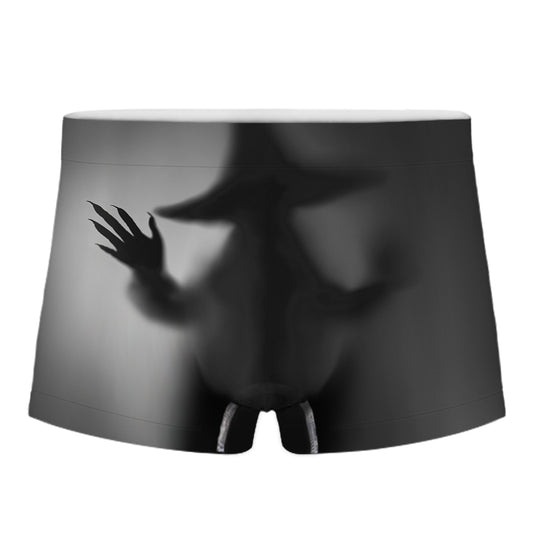 Halloween Horror Witch Print Men's Boxer Briefs