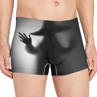 Halloween Horror Witch Print Men's Boxer Briefs
