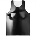 Halloween Horror Witch Print Men's Tank Top