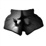 Halloween Horror Witch Print Muay Thai Boxing Shorts