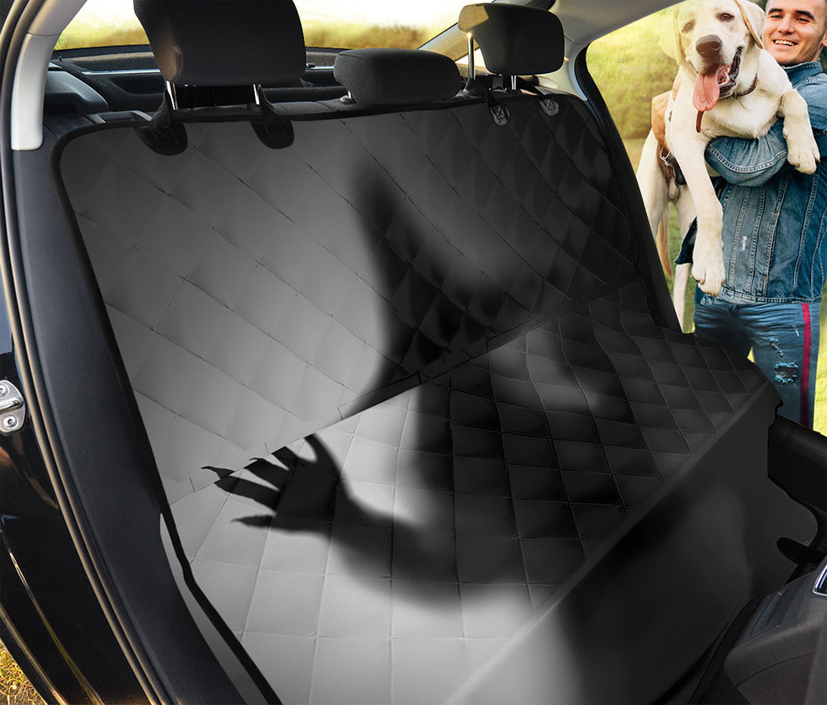 Halloween Horror Witch Print Pet Car Back Seat Cover